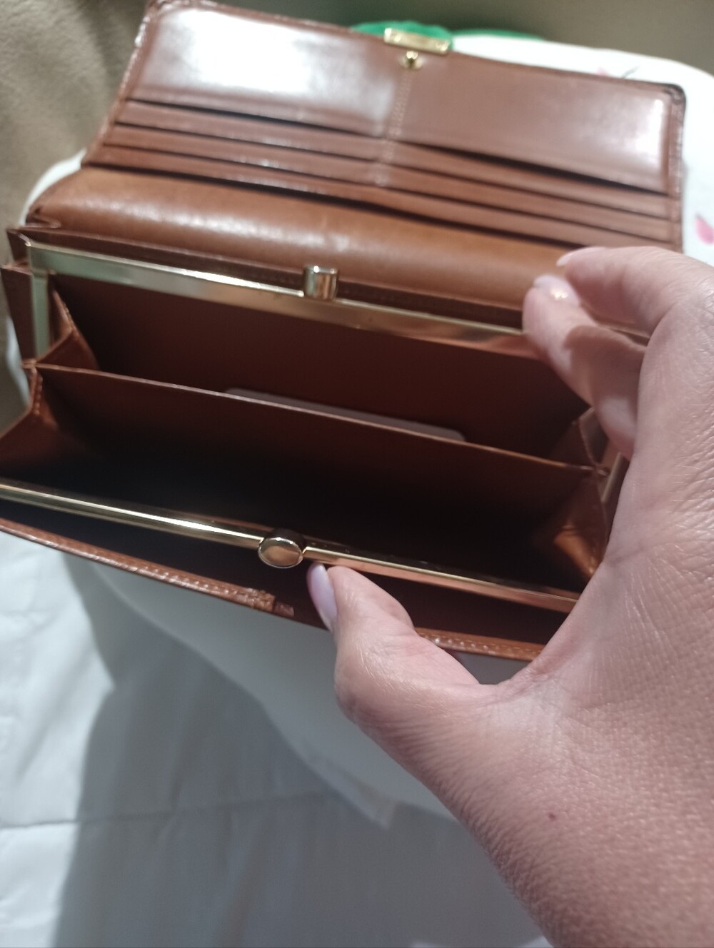 Vtg Coach Lexington Leather Long Continental Wallet with Gold Plaque - Picture 10 of 12